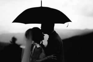 Rain on your wedding day needn't be a disaster with Caravatti Events